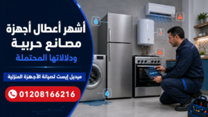 أشهر أعطال أجهزة مصانع حربية ودلالاتها المحتملة