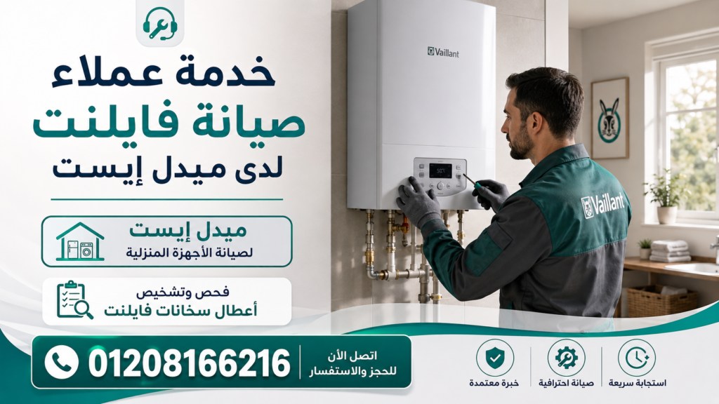 خدمة عملاء صيانة فايلنت لدى ميدل إيست