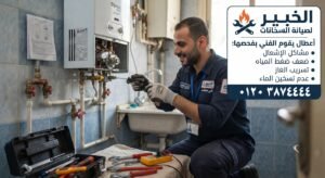أعطال سخانات الغاز التي يفحصها الفني
