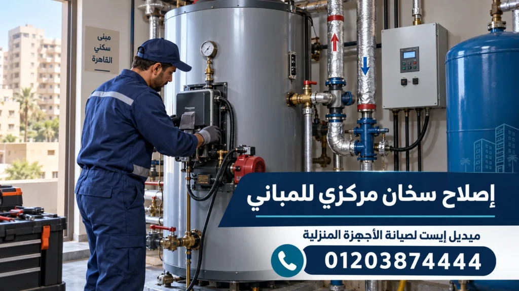 إصلاح سخان مركزي للمباني