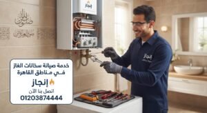 خدمة صيانة سخانات الغاز في مناطق القاهرة