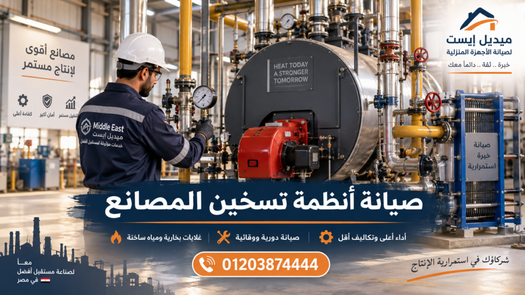 صيانة أنظمة تسخين المصانع