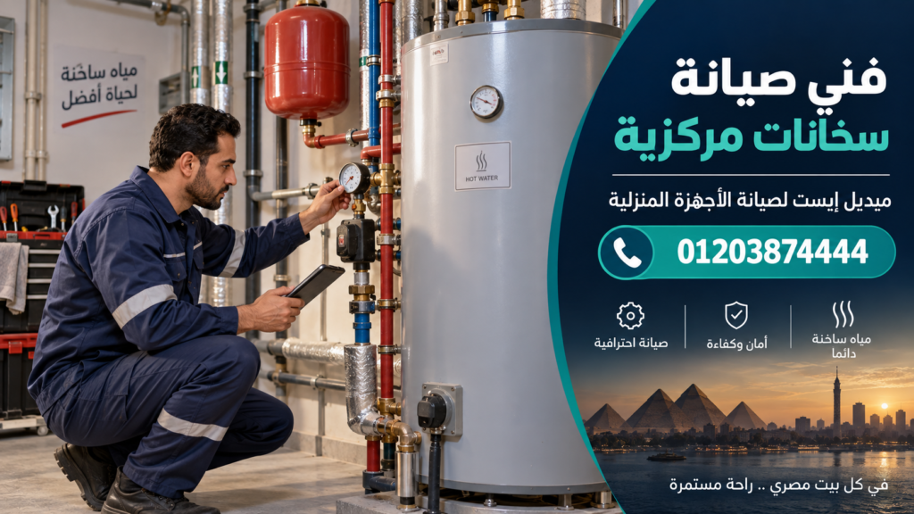 فني صيانة سخانات مركزية