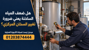 هل ضعف المياه الساخنة يعني ضرورة تغيير السخان المركزي؟